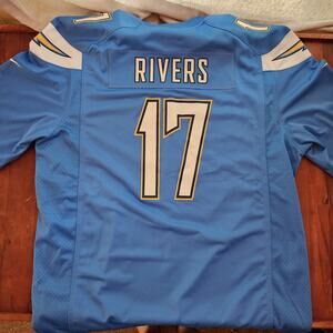 Vintage Philip Rivers San Diego LA Chargers NFL Football Screenprint Jersey XXL